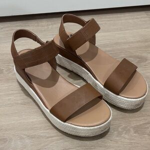 Sorel Tan Espadrille Sandals